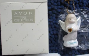 Avon MOMENTOS PRECIOSOS PORCELANA PIEDRA DE NACIMIENTO ÁNGULO ORNAMENTO Noviembre Topacio - Imagen 1 de 4