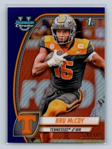 2024 Bowman University Chrome #28 Bru McCoy Purple Refractor 278/399-Tennessee - Picture 1 of 2