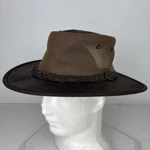 Barmah Hat Squashy Cattle Leather Hat In A Bag - Small - Picture 1 of 10