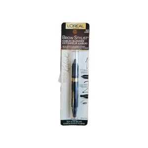 L'Oreal Paris Brow Stylist Kabuki Blender Crayons, Blonde Eyebrow Pencil - Picture 1 of 1