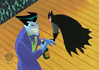 Bruce Timm Rare Batman And Joker Cel B1 New Years Eve Holiday Knights Btas Coa Cc