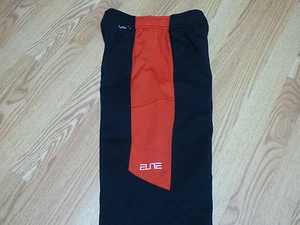 NIKE BOYS BASKETBALL THERMA-FIT PANTS, 645789 010, BLACK/RED, NWT - Picture 1 of 3