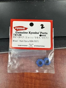 VINTAGE KYOSHO TR126 WHEEL HUB BLUE (2) DBX DST TR126 - Picture 1 of 1