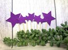 8 Mixed size Stars Cake Toppers... for Any Occasion.Choose Your Colour,