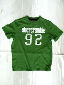 abercrombie Size XL Kids Short Sleeve Tee 100% Cotton Distressed Applied Logo  - Picture 1 of 3