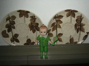 Red Wing Pottery China TAMPICO Saucer Watermelon Mid Century Browns - Picture 1 of 4