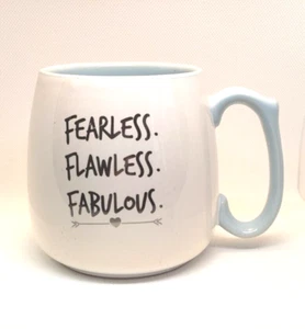 Fearless Flawless Fabulous Contemporary Coffee Mug 16 Ounces New 4569 - Picture 1 of 7