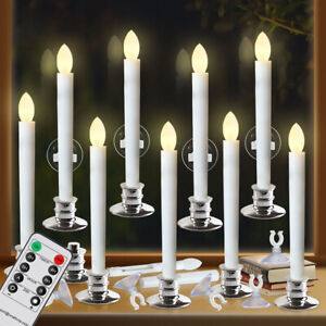 Valentines Day LED Flameless Candle Light Window Candle Remote Suction Cup Base