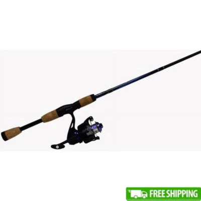 Combo de carrete de caña de pescar Crappie 6'6" medio ligero giratorio equipo duradero nuevo Foto 1 de 4