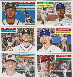 2023 Topps Archives 100 different cards 1956 retro # 1-100 - Picture 1 of 3