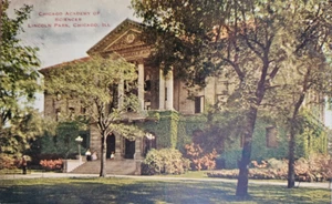 Chicago Academy of Science Lincoln Park Chicago ILL Postcard - Picture 1 of 2