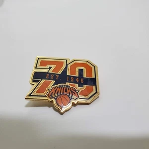 Knicks Pin 70 Years Est. 1946 Perfect Condition  - Picture 1 of 6