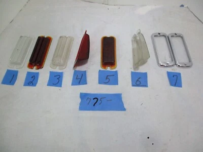 NOS  LUCAS L464 tail light lens Rolls-Royce Bentley Jaguar Lagonda English cars - Image 1 of 4