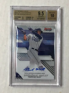 BRENDAN McKAY 2017 Bowmans Best RC SP AUTO! BGS GEM MINT 9.5! AUTO PRISTINE 10! - Picture 1 of 4