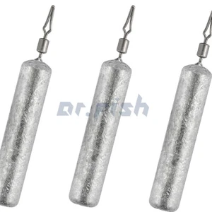 10/30/50pcs Drop Shot cilindro piombo pesi 1/8oz-1/2oz pesca basso trota - Foto 1 di 8