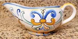 Fitz & Floyd Gravy Boat Ricamo Accessories Pattern Discontinued Piece *READ* - Picture 1 of 9