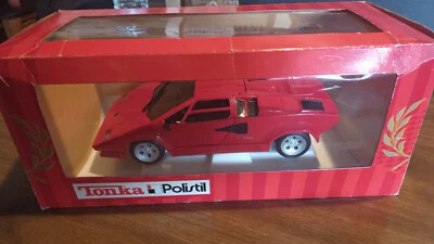 Tonka polistil Modellismo Lamborghini Countach Scala 1:16 Modellino Collezione - Immagine 1 di 4