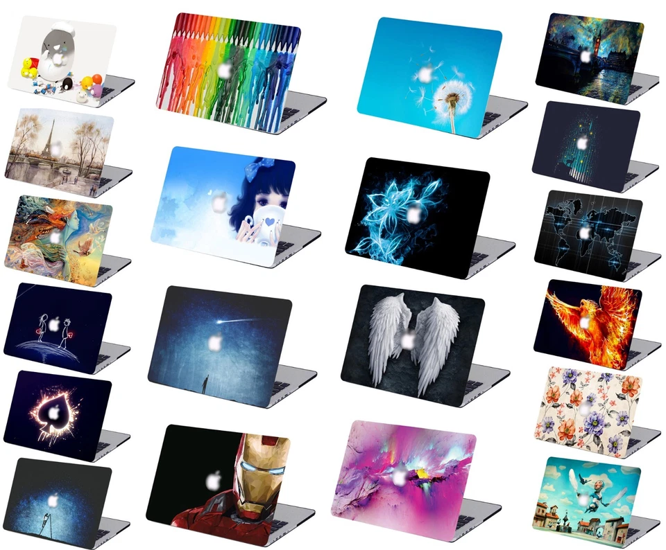 For 2010-2023 Macbook Air Pro 13" M1/M2 Chip Rubberized Hard Shell Case Cover CF - Image 1 of 4