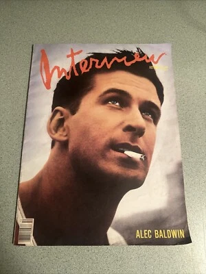 INTERVIEW Magazine Alec Baldwin Julia Child Tommy Tune WARHOL October 1989 - Image 1 of 4