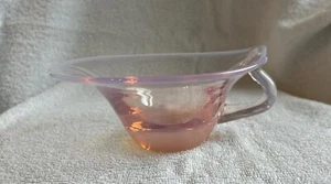 Fostoria Elegantes Kunstglas SEELANDSCHAFT Rosa Opalisierend Konserve 1954-1958 Vintage - Bild 1 von 6