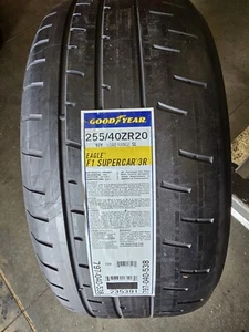 2 NEW 255/40ZR20 GOODYEAR EAGLE F1 SUPERCAR 3R 255/40R20 EAGLE F1 RACING TIRE - Picture 1 of 5