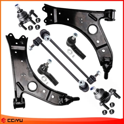 8x For 2006-2016 Eos Golf Jetta Audi A3 Front Lower Control Arm Sway Bar Tie Rod Foto 1 de 4
