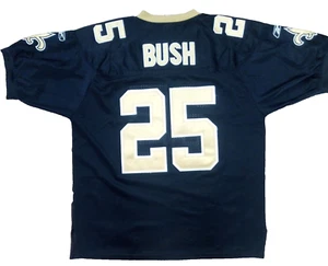 NFL New Orleans Saints Reggie Bush Mens Reebok Stitched Jersey XL 54 SUPER BOWL - Picture 1 of 9