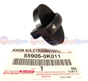 Genuine Toyota Fortuner KUN60 KUN51 KUN50 Dash Heater Fan Control Switch Knob - Picture 1 of 1