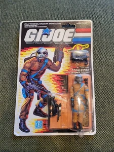 Figura de acción COBRA FRAG VIPER GI Joe tarjeta sellada Hasbro 1989 - Imagen 1 de 9