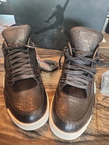 NEW Nike Air Jordan Retro 4 Pinnacle Premium Pony Hair Black 819139-010 - Picture 1 of 16