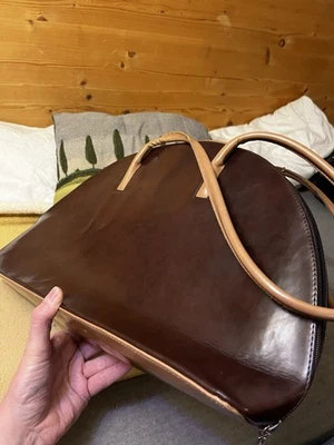Tasche, Handtasche LUISA DAL PONTE, LUXUS Ledertasche, echtes Leder - Bild 1 von 4