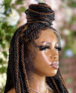 Full Lace Twists Braided Wig For Women. - Picture 1 of 3