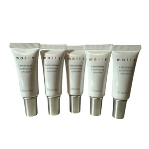 5 Pack Mally Cancellation Conditioning Face Concealer MEDIUM 0.3 fl.oz Each NEW - Picture 1 of 2