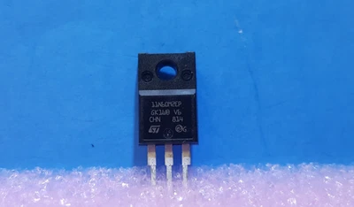 5 Pcs- STF11N60M2-EP, MOSFET, PTD High Voltage, TO-220-3-, STM - Image 1 of 2