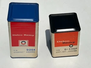 NOS Delco D106P Contact Sets & D204 Condensers Chevy Corvette Camaro Chevelle - Picture 1 of 2