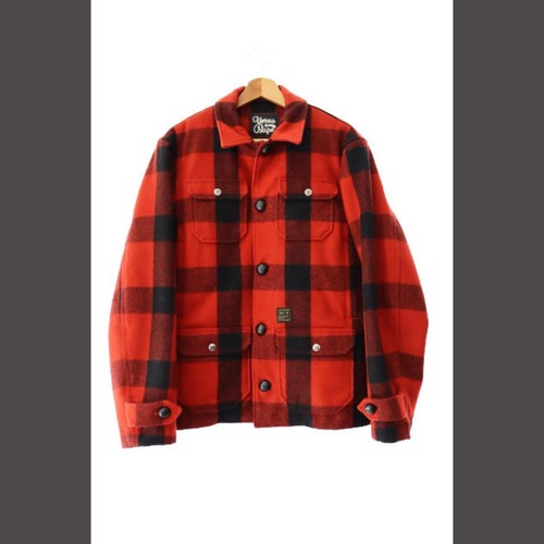 A BATHING APE (BAPE) GIACCA ABACING APE A BATHING URSUS ARTHUS MACKINAW MODELLO BUFALO CHECK usata 81