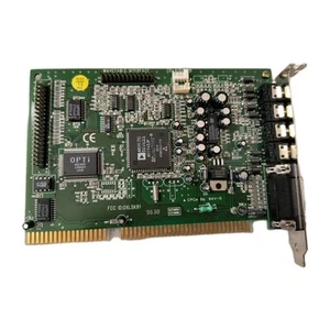 * SALE VINTAGE 1998 LUNG HWA OPTI 82C925 16 BIT ISA SOUND CARD FCC DXLSK81 MXB58 - Afbeelding 1 van 4