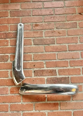 Chevy Impala 1959-1969 asiento banco carcasas moldura asiento derecho pasajero lado cromado Foto 1 de 4