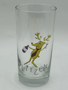 Vaso Pottery Barn Reindeer Navidad 12 oz ~ Blitzen - Imagen 1 de 3