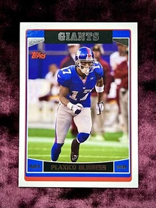 Maglia Plaxico Burress 2006 Topps #101 come nuova NY Giants Legends Va Beach Spartans - Foto 1 di 2