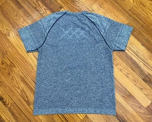 Camiseta para hombre Rhone manga corta ventilada azul jaspeado - grande - Imagen 1 de 6