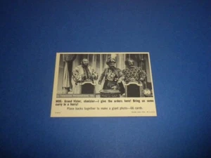 THE THREE STOOGES trading card #30 Fleer 1966 black and white U.S.A. - Picture 1 of 5