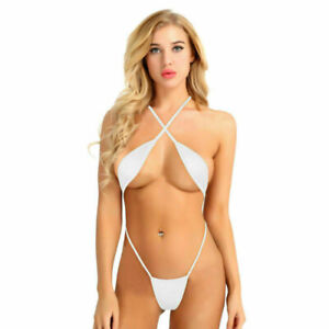 Sexy Exotic Mini Bikini Bra Micro G-string Thong Lingerie Underwear Swimwear Set