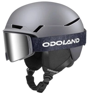 Odoland Ski Helmet Goggles Set,  Adjustable Size, Ventilation System - Picture 1 of 4