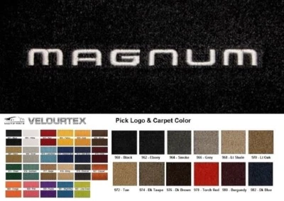 Lloyd Mats Velourtex Dodge Magnum Custom Magnum Front Floor Mats (2005-2008) — 第 1/4 张图片