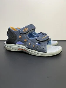 Merrell Rapid Pulse Kid’s Navy Blue Hook & Loop Strap Sandals / Size 5 - Picture 1 of 10