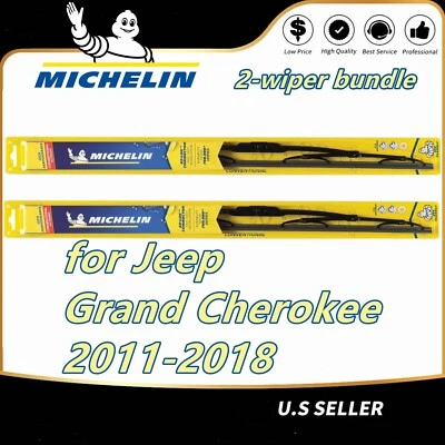 Juego directo par de escobillas limpiaparabrisas para Jeep Grand Cherokee 2011-2018 Foto 1 de 4