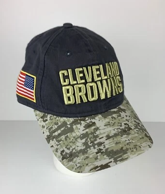 NFL Cleveland Browns New Era Women's Cap Military Camouflage Brim Adjustable EUC - Image 1 of 4