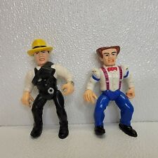 Vtg 90's Playmates Disney Dick Tracy Figures - Flat Top - Coopers and Gangsters