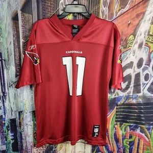 Larry Fitzgerald Arizona Cardinals Reebok Boys Youth Jersey Size XLarge (A48) - Picture 1 of 11